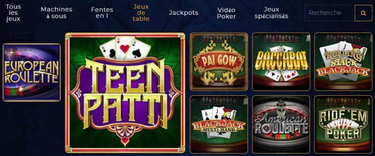 Leon Golden Casino jeux table