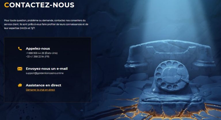 Leon Golden Casino support client